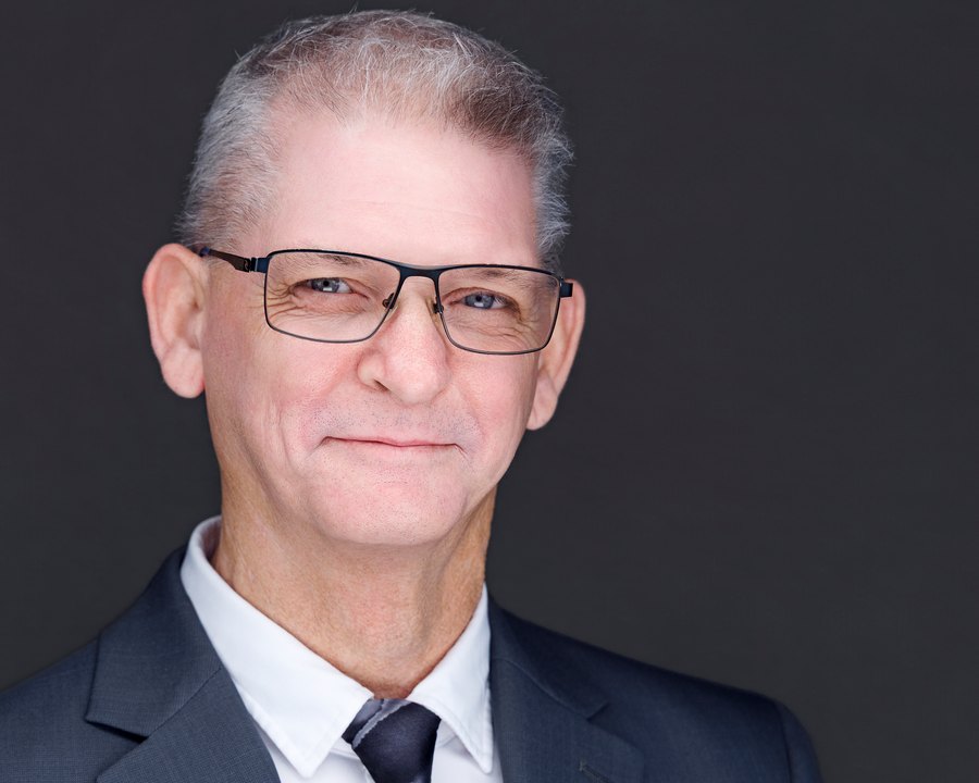 Professional headshot photographed on site